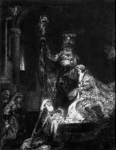 Presentation in the Temple, 1654 by Rembrandt van Rijn